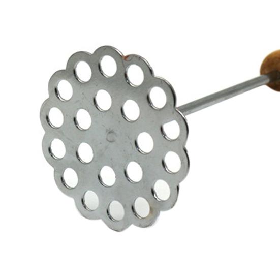 Kitchen Gadget Multi-use Practical Easy To Use Large Round Press Plate for Vegetable Fruits Masher Kitchen Tool