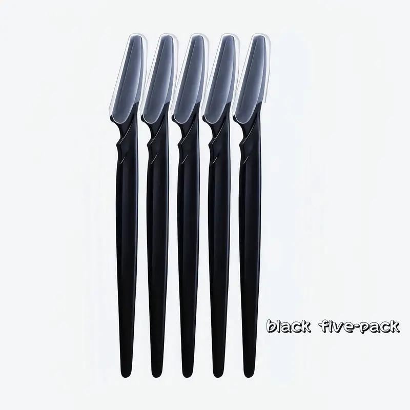 Бритва для бровей, 5 шт., триммер для бровей, лезвие бритвы, портативная бритва для лица, брови, эпиляция, фрезы для удаления волос, безопасная бритва для женщин, макияж