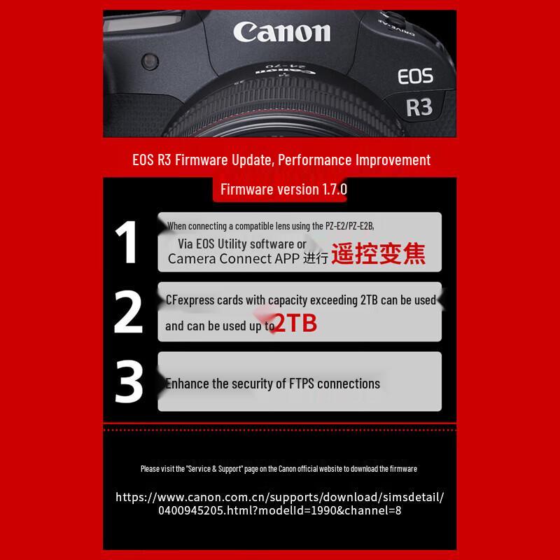 Canon Полнокадровая профессиональная беззеркальная камера EOS R3 (Китайская версия)