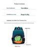 Cartoon Dinosaur Backpack for Kids Aged 3-6: Lightweight and Perfect for Kindergarten and Primary School Students