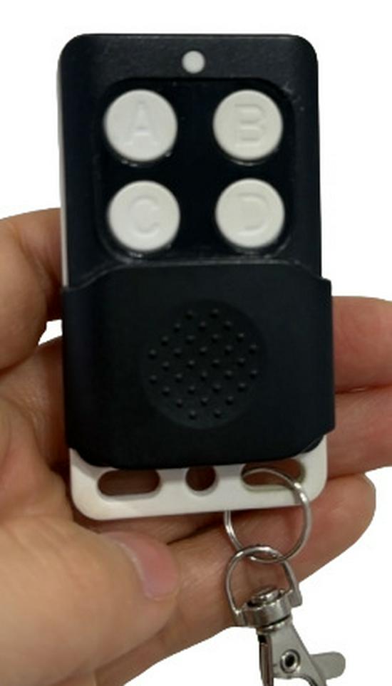 Four-Button White Waterproof 433M Universal Remote Control for Access Gate (315 Copy)
