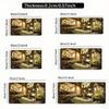 Vintage Library Background Mouse Pad Large Rubber Anti-slip PC Desk Accessories Mousepad for Office and Gamer Keyboard Decor Mat