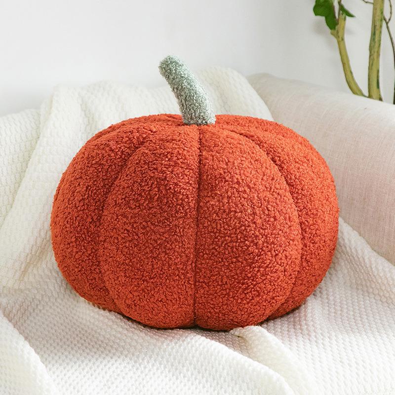 Pumpkin-Shaped Cushion: Versatile Sofa, Bed, or Decorative Pillow In Three Colors
