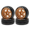 Remote Control Off Road Car Tires 66*46*26mm 4pcs Replacement for TAMIYA TT02 XV01 HSP 94123 HPI KYOSHO WLtoys 1 10