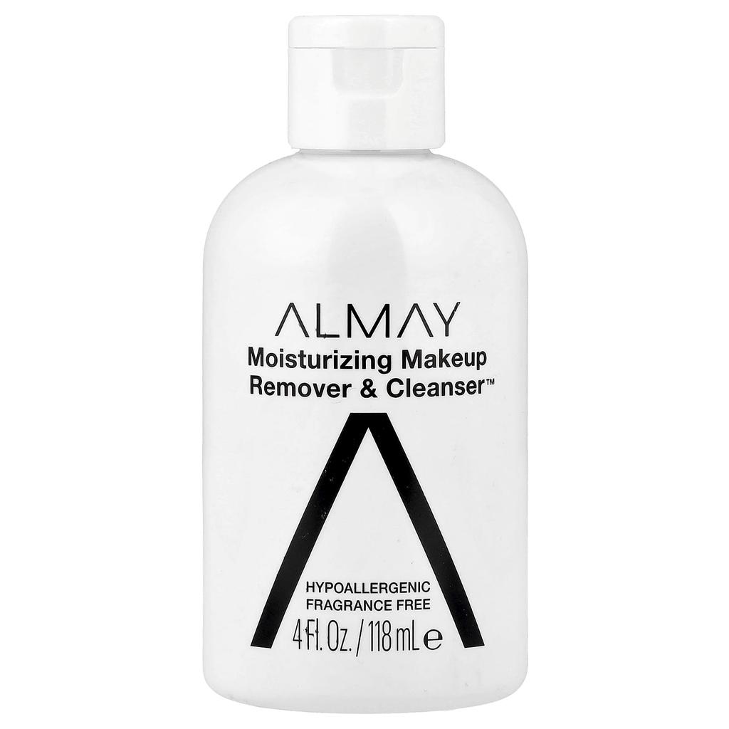 Almay Moisturising Makeup Remover & Cleanser™, Fragrance-Free, 4 Fl Oz (118 Ml)