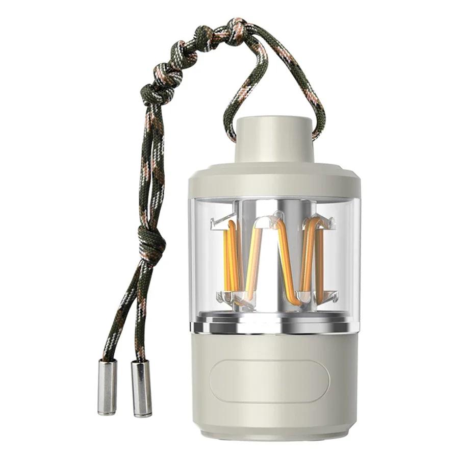 2000LM Portable Led Camping Light Outdoor Foldable Strong Magnetic Suction USB Rechargeable Emergency Lamp Travel Tent Light