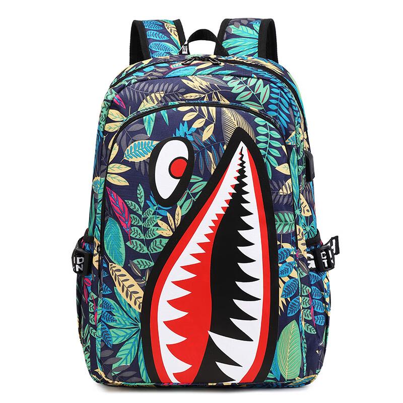 Li Shen Children's Shark Pattern Backpack