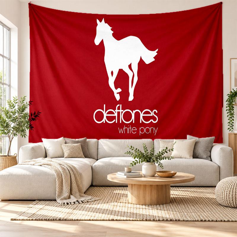 Deftones Wall Tapestry Home Decor Hanging Cloth Art Background Tapestry for Bedroom