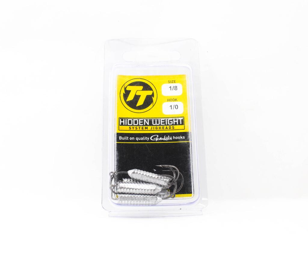 Tackle Tactics TT HWS Hidden Weight System 1/8 Oz 1/0 5/pack (0136)