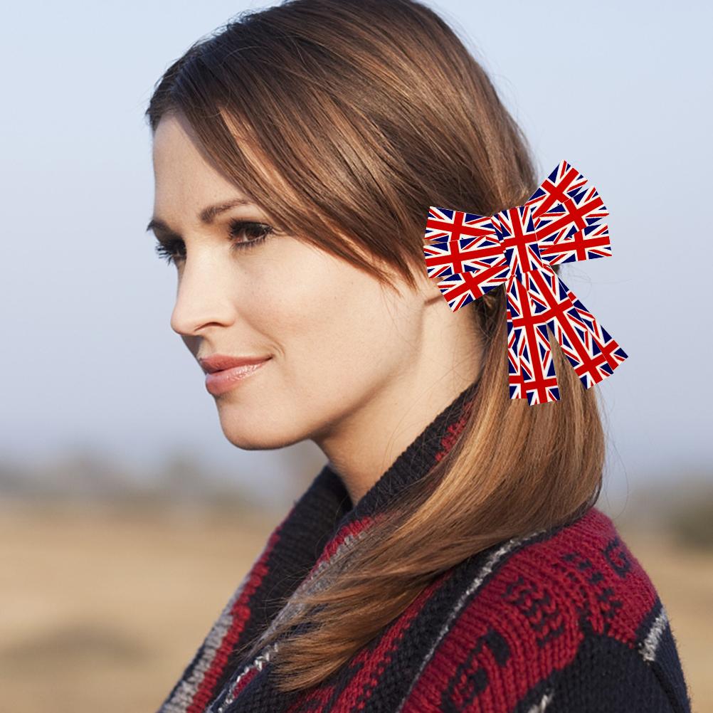 Лента Union Jack 38 мм с принтом флага Великобритании, лента Grosgrain для изготовления бантов для волос, юбилейная лента 