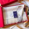 Hokkaido Pure Cashmere Couple Plaid Scarf Winter Women's Warm High-end Scarf Men