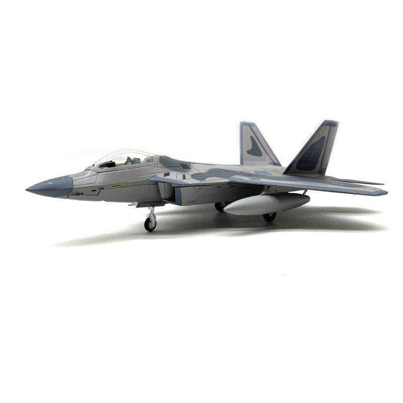 Модель из литого сплава в масштабе 1/100 Истребитель F-22 Самолет ВВС США F22 Raptor Коллекционирование Подарки