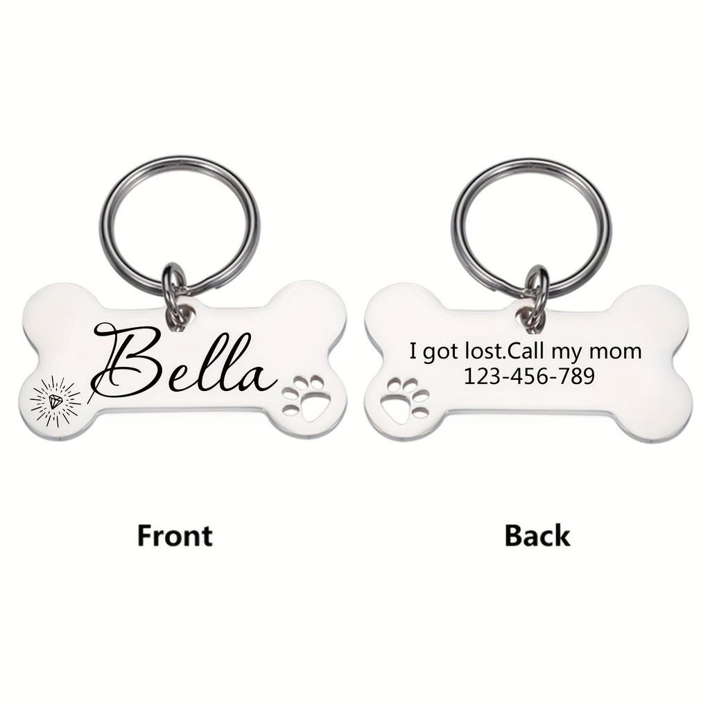 Нержавеющая сталь полая кость лапы заготовка титановая сталь может быть сделана своими руками Pet Brand, Dog Brand, Cat Brand