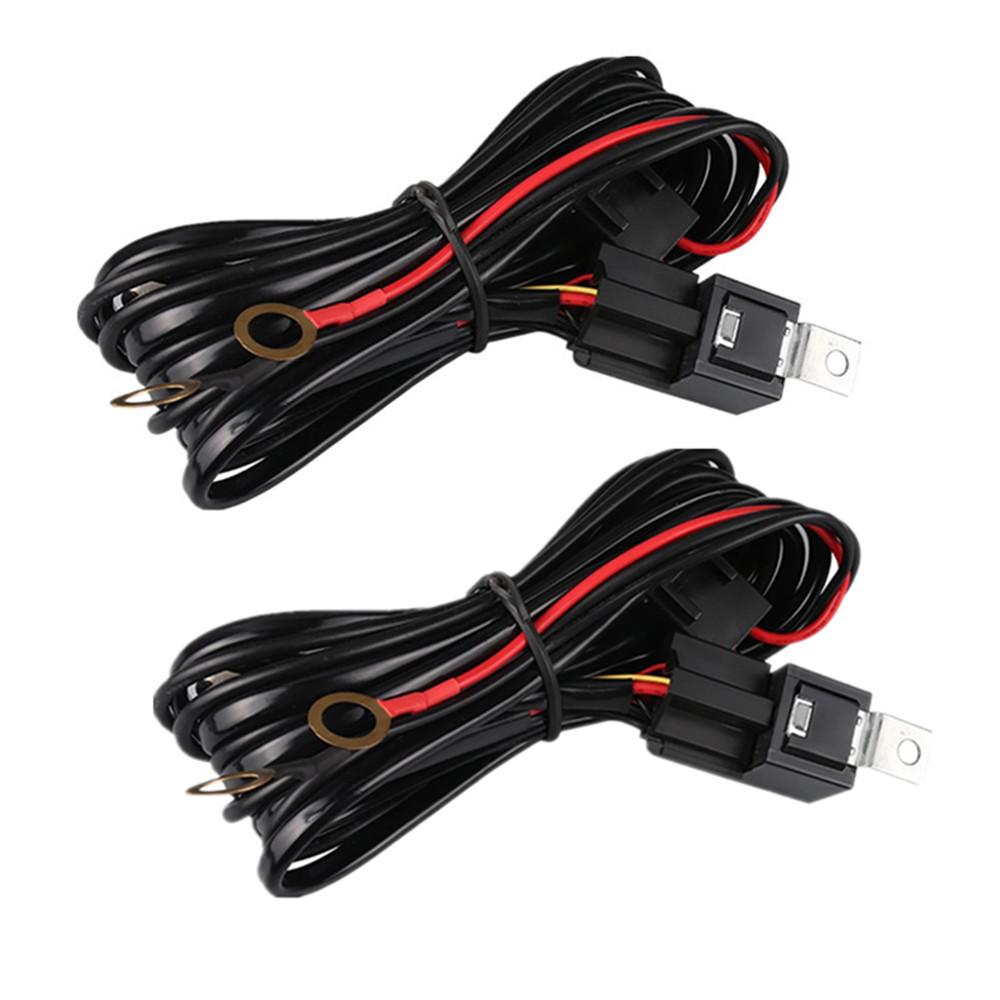 Автомобильный светодиодный жгут проводов 40A реле включения-выключения водонепроницаемый переключатель для внедорожных транспортных средств, лодок, кораблей, автомобилей комплект жгута проводов