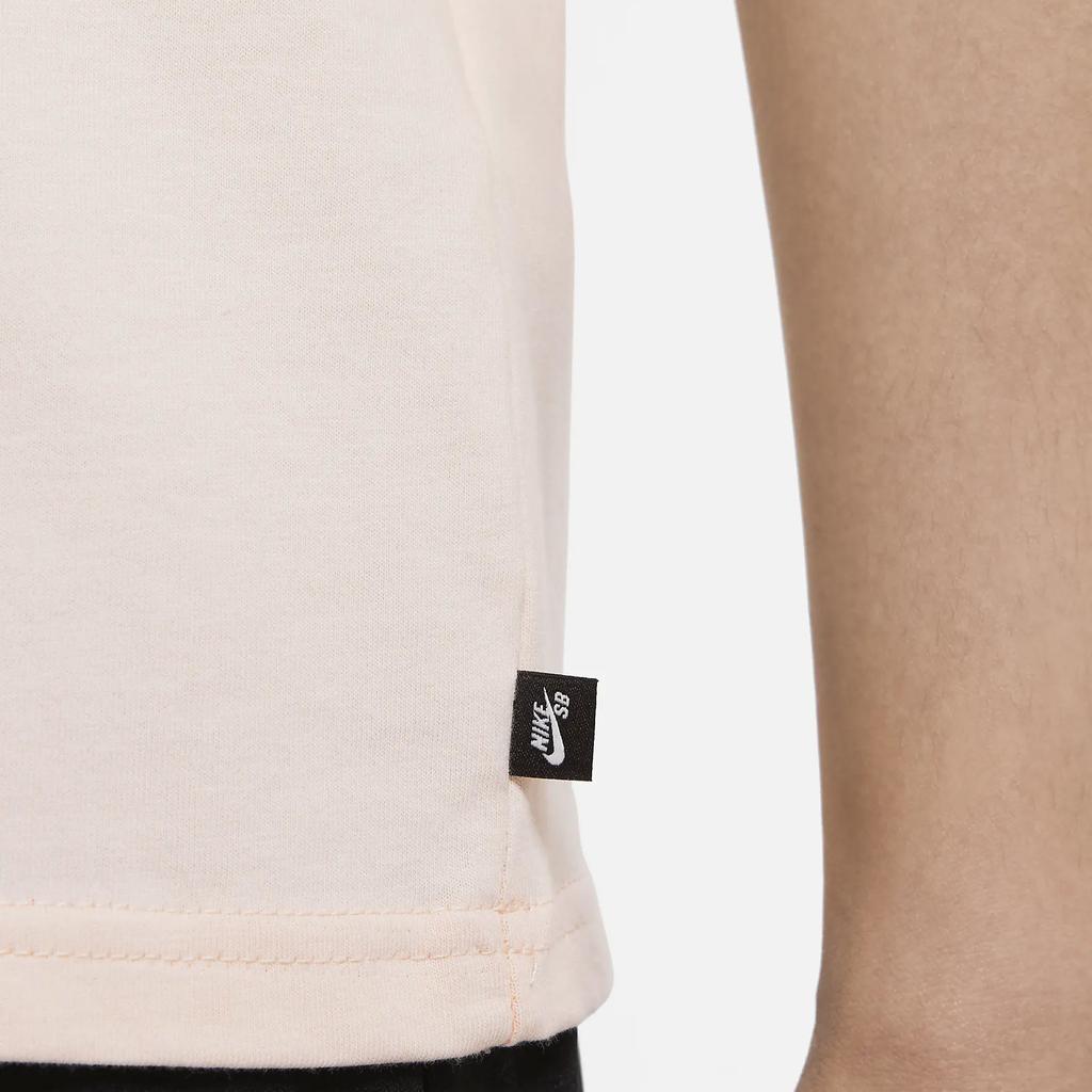 Nike SB Popsicle Print Skateboarding Вязаная футболка с короткими рукавами Мужские топы Розовые DD1317-805