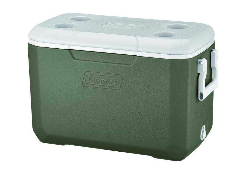 Coleman Polylite Olive Ящик-холодильник Эксклюзивный Большая вместимость 45 л Холодопроизводительность 2000034686 Для активного отдыха и кемпинга Холодопроизводительность Клубная деятельность Рыбалка