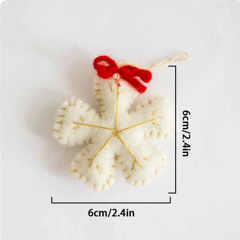 Шерстяной войлок Рождественская елка Леденец Звезда Носки Украшения Сделай сам Рождественская елка Подвесное украшение Ремесло Новогодняя вечеринка Рождественские подарки