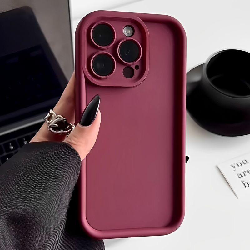 Мягкий ТПУ чехол конфетного цвета для iPhone 17 Air 16 14 15 Pro Plus 13 12 11 Pro Max 16e XR XS Противоударный силиконовый чехол для телефона Fundas