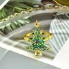 1-40PCSChristmas Tree Napkin Ring Holders Festive Dining Table Accessories for Restaurant Holiday Party Supplies Home Decoration