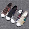 Модные мужские парусиновые кроссовки, дышащие повседневные туфли с пряжкой, весенние мужские дизайнерские туфли-лоферы 998