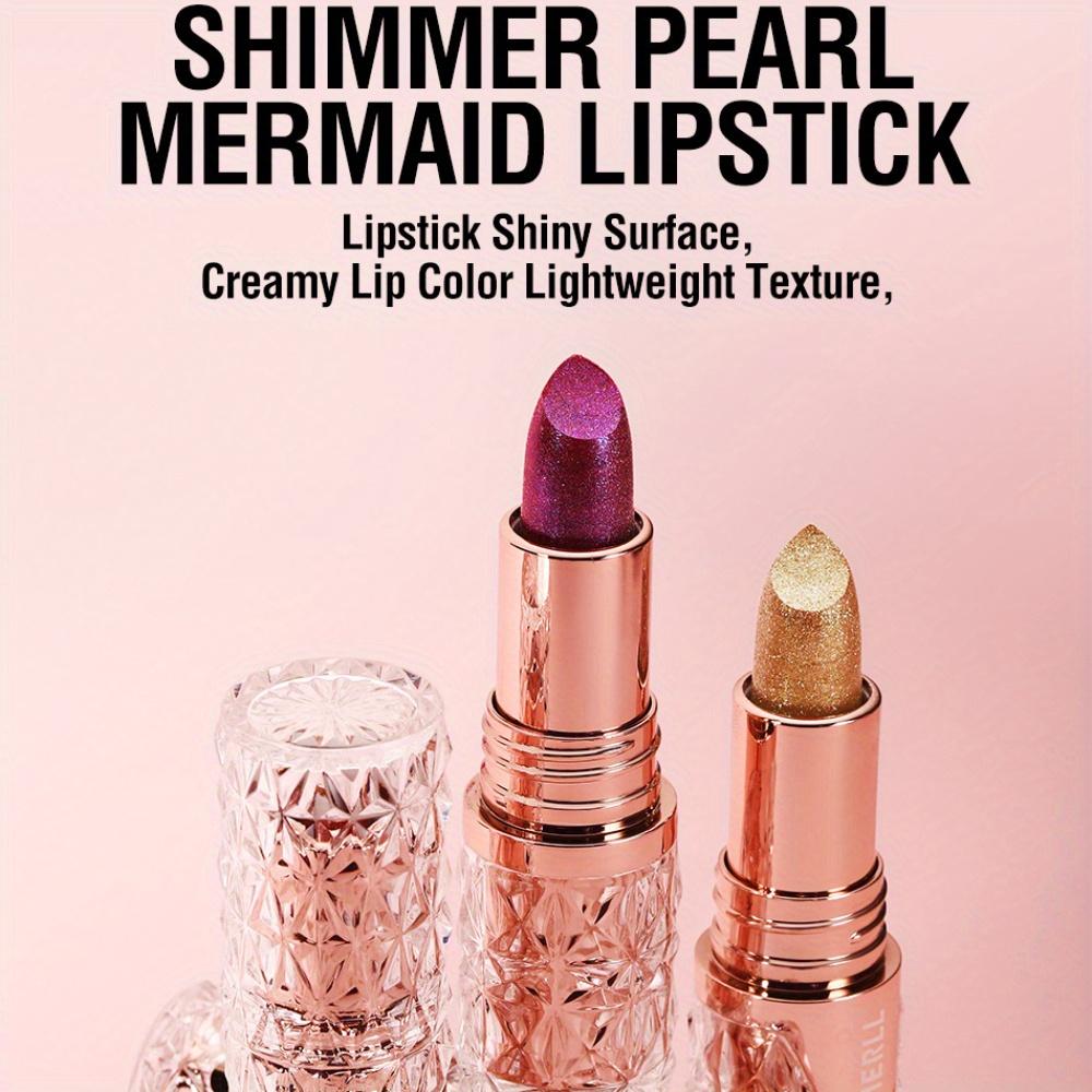 Блестящая помада, питательная, шелковистая, с тонким блеском, перламутровая текстура помады, легкая, долговечная, водостойкая помада, макияж для женщин