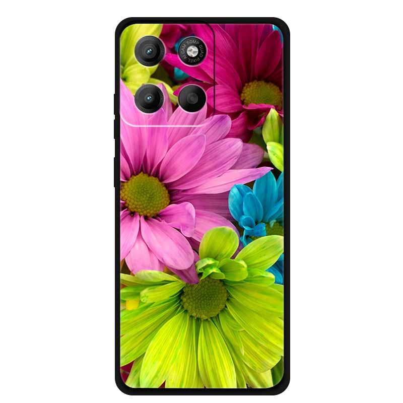 Для Motorola Moto G15 4G Чехол G15Power 2025 Новый Модный Черный ТПУ Ударопрочные Чехлы Для Телефона Для Moto G15 Power Etui Fundas MotoG15