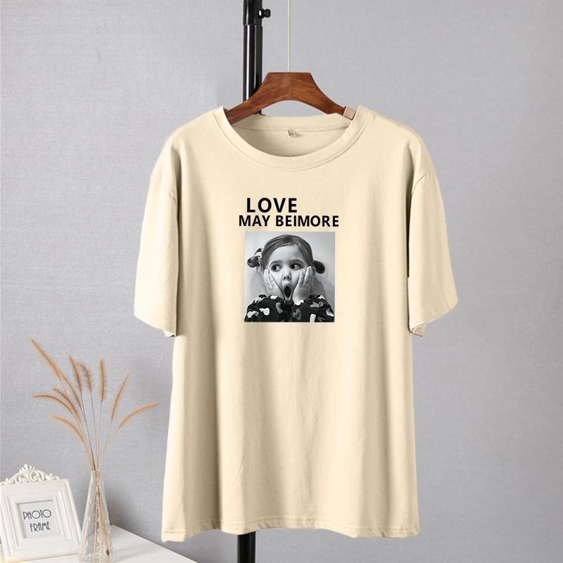 Shellsuning милые женские футболки с принтом для девочек, новые летние модные винтажные футболки с круглым вырезом и рисунком, женские повседневные простые хлопковые готические топы