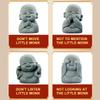 4PCS New Chinese Style Buddha Statue Zen Little Monk Ornaments New Monks Buddhism Figurines
