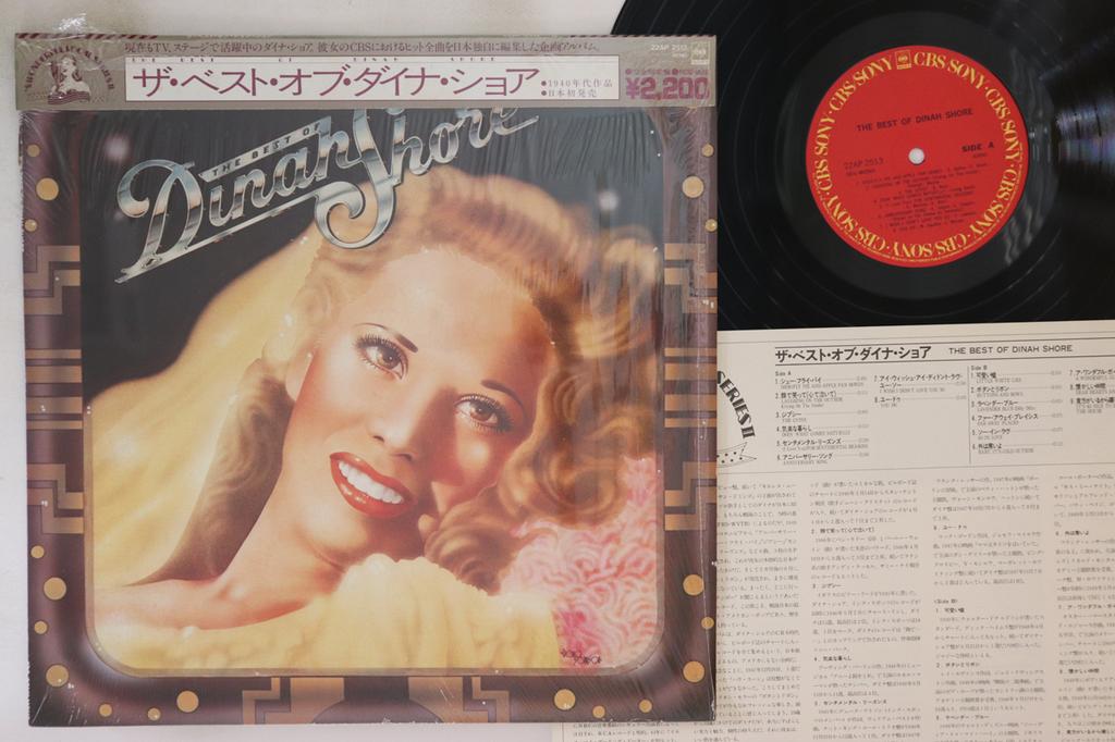 Виниловая пластинка DINAH SHORE Лучшее из Дины Шор 22AP2513 CBS SONY 1983 Япония Obi Поп Б/у