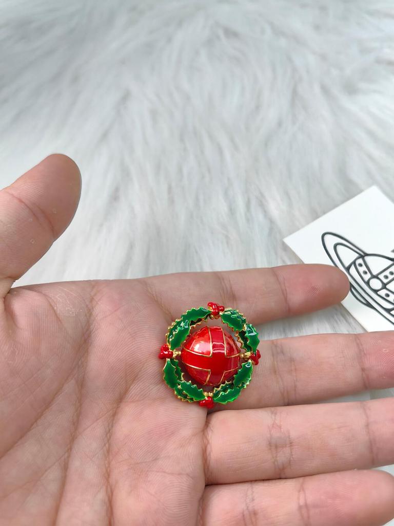 Рождественская серия вдовствующей императрицы: 3D Ожерелье Планета с Цветовой Схемой Дерева - Идеальный Праздничный Подарок