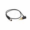 HangTon Locking Mini XLR TA3F Audio Cable for Sennheiser EK Sony Receiver to Sound Devices Mixer Line 3.5mm UWP-D11
