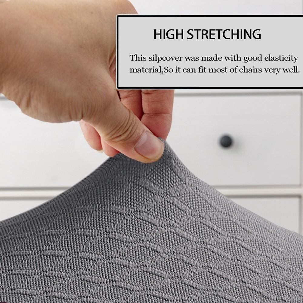 Elastic Stretch Bar Stool Seat Covers Short Back Chair Protectors Durable Slipcovers Household