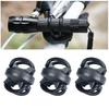 3 шт./компл. Держатель для фонарика Регулируемый на 360 градусов Универсальный велосипедный держатель для лампы Зажим для велосипеда Черная тактическая подставка для света