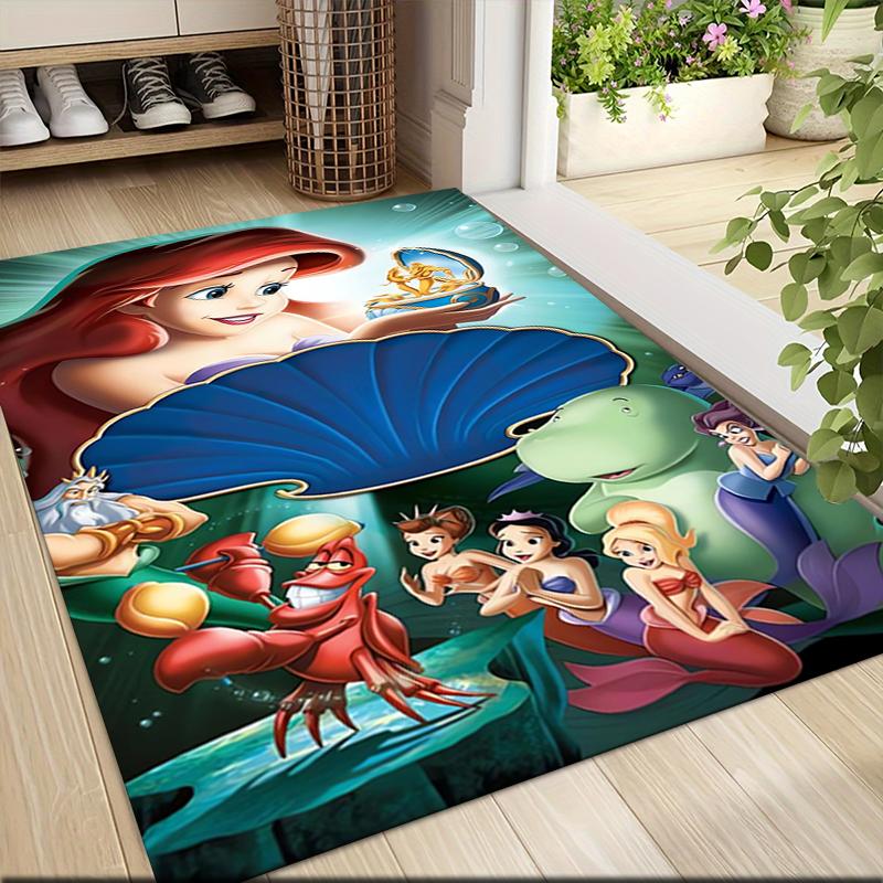 1Pc Winter Wonderland Olaf Carpet Rug Customizable Soft Washable Antislip Home Living Room Sofa Mats Personalized Rug 091761