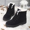 Women's Hiking Shoes Winter Women Boots Thickened Warm Cotton Shoes Suede Thick Soled Non-slip Sneakers Casual Snow Boots