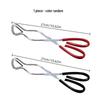 SMVP 10.5-inch Stainless Steel Straight Head BBQ Charcoal Tongs, Set of 3