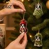 Small Dog Tree Ornaments Terrier Christmas Countdown Calendar, 24 Pcs Acrylic Ornament Advent Calendar Set for Holiday Decoration And Home Xmas Party