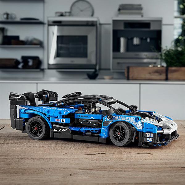 LEGO Технология Механический Набор McLaren Sena GTR Гоночный, Спорткар Модель для Хобби Конструктор 830 42123