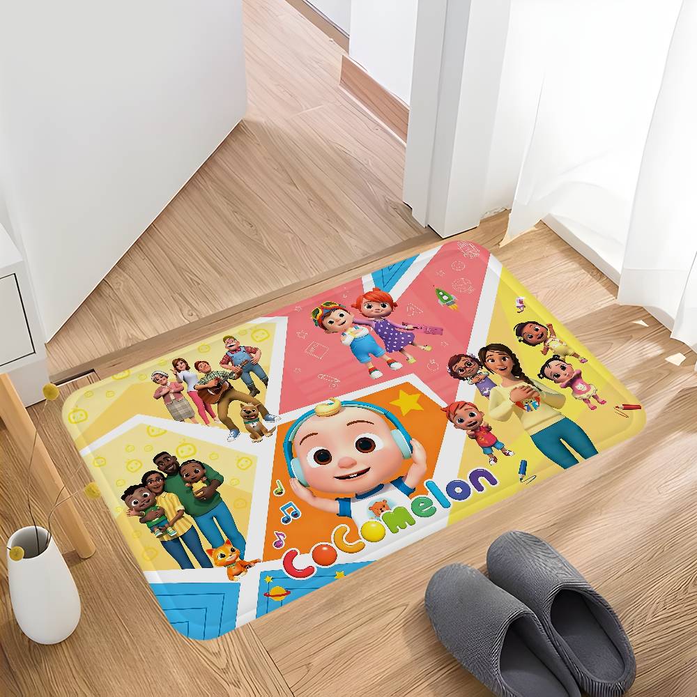 Cute C-CoComelon Floor Mat Nordic Style Home Doormat Bathroom-Toilet Mats Bedroom Hotel Decor Mat
