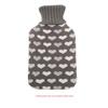 Hot Water Bottle Protective Cover, Winter Plush Cover, Cartoon Cloth Cover, Hand and Foot Warmer, Water-Filled Hot Water Bottle, Knitted Cover