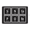 Singapore Elements Metal Sign Sign Wall Plaque Design Wall Decor Custom Tin Sign Poster