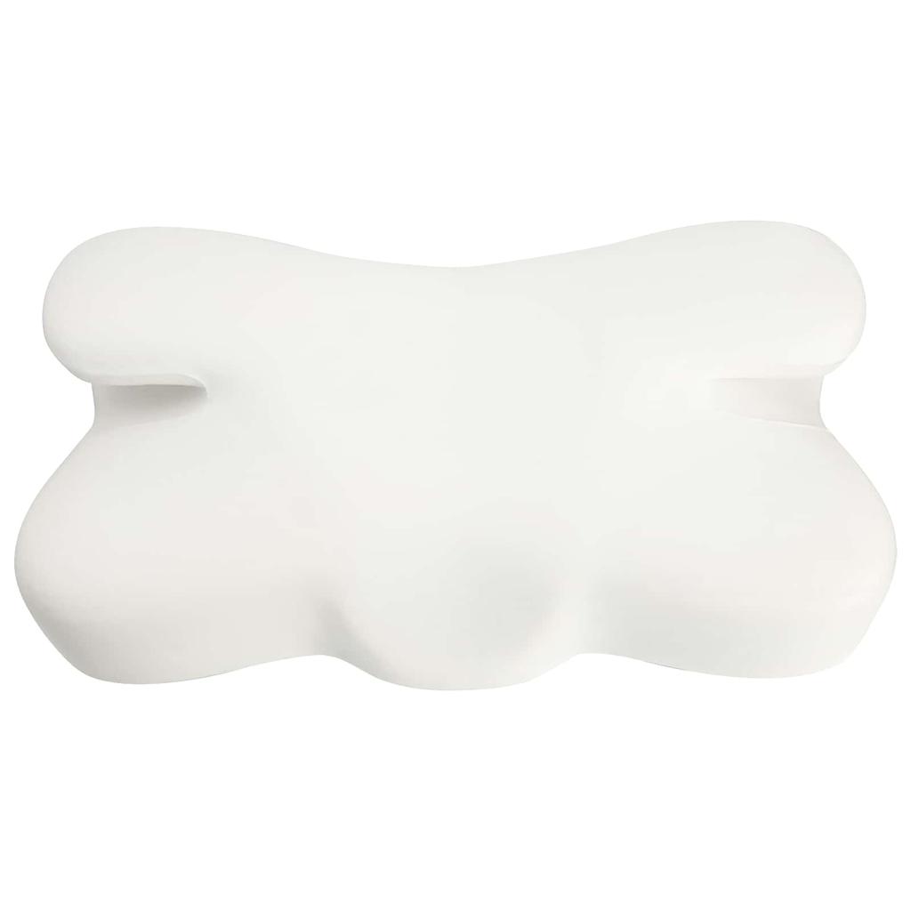 Neck Pillow White Memory Foam 57 x 36 x 13 cm