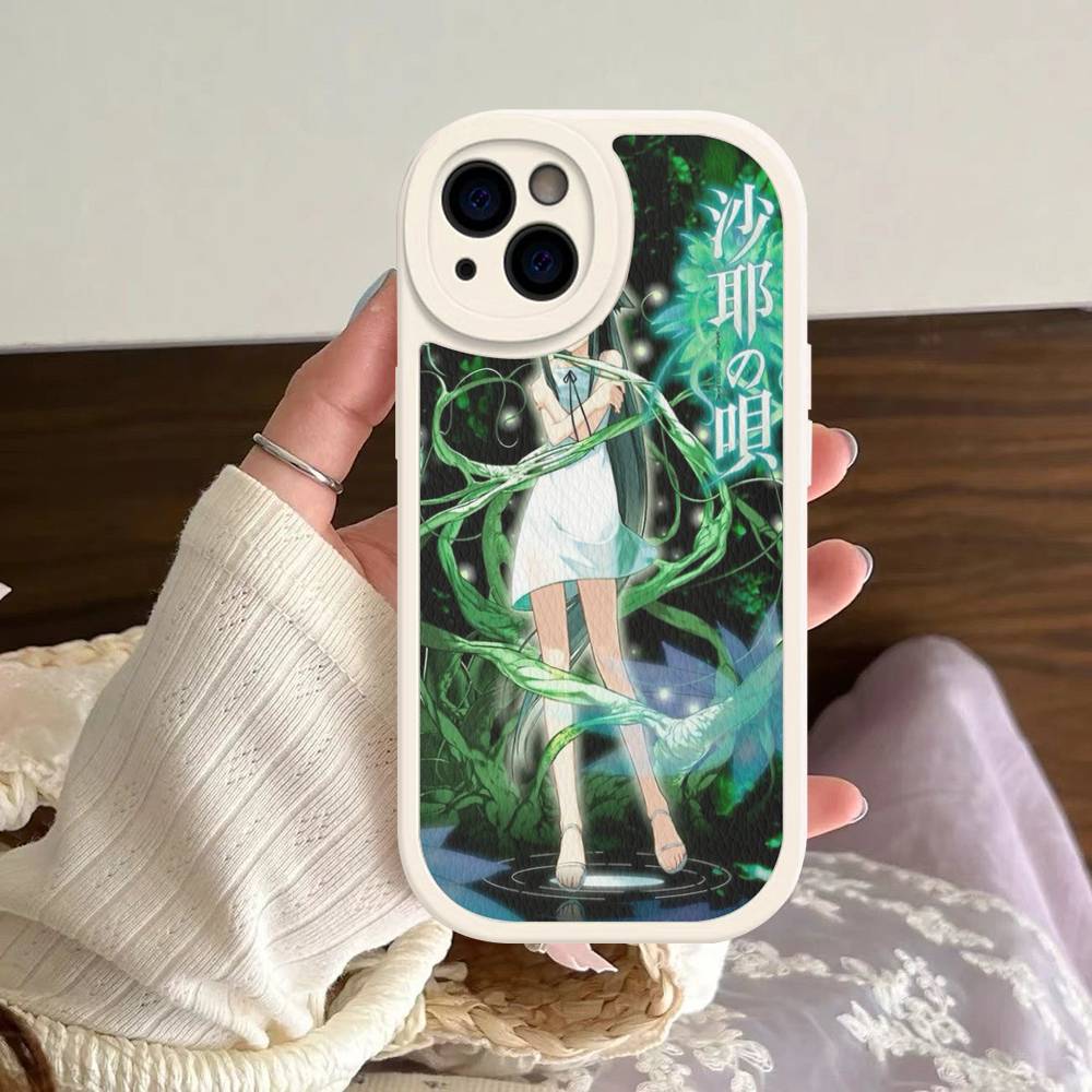 Чехол для телефона с изображением игры Horror Saya No Uta для iPhone 16 15 14 13 12 11 Pro Max Plus Кожаный Мягкий Чехол
