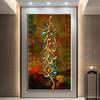 The Kaaba Golden Doors Islamic Wall Art Print Poster Arabic Calligraphy Religious Verses Quran Canvas Painting Muslim Home Decor