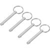 4 Pcs 316 Stainless Steel Quick Release Pins Bimini Top Pin Boat Marine Hardware For Deck Boat Bimini Top