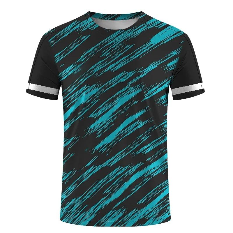 Outdoor Sports Events Training Clothing Badminton Motion Men's T Shirt Oversized Short Sleeve Tracksuit Casual Round Neck Tops