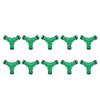 10PCS 3 Way Coupling Water Hose Fitting Y Connector Adapter Coupler for Garden Irrigation
