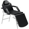 Portable Massage Table 3 Part Adjustable Beauty Bed With Face Cutout Removable Headrest And Armrests