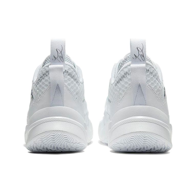 Кроссовки Air Jordan Why Not Zer0.3 PF Тройной Белый Мужские Металлик-Серебристый Черный CD3002-103