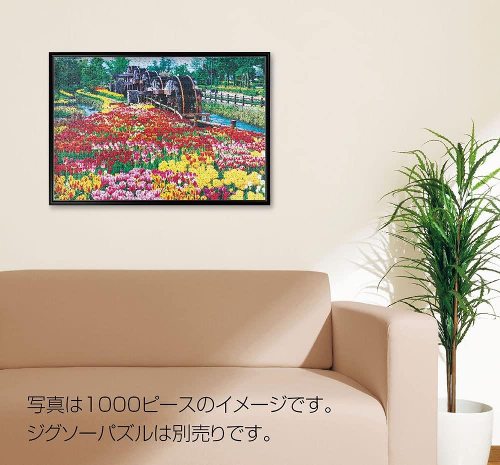 BEVERLY [Сделано в Японии] [В комплект входит веревка для подвешивания на стену] Алюминиевая рамка-головоломка черного цвета (черный) [Характеристики защиты от УФ-излучения/инструменты не требуются/легкий